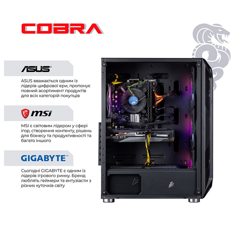 Персональний комп'ютер COBRA Gaming (I144F.64.S10.36.19077W)