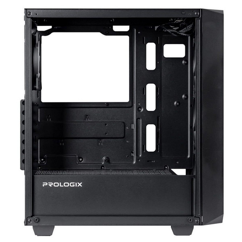 Корпус Prologix E120 Tempered Glass&Mesh Black