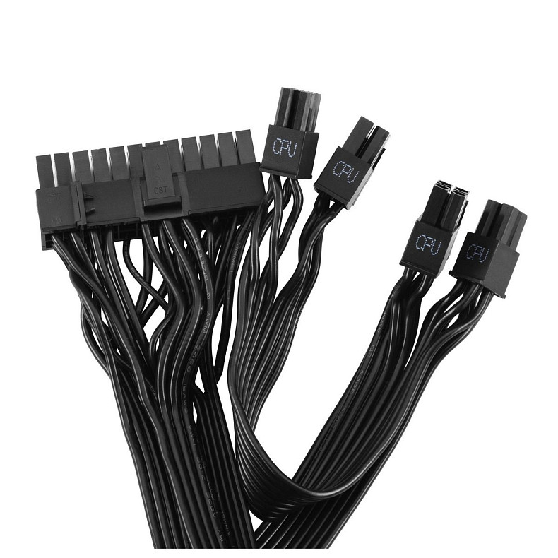 Блок питания 2E GAMING Solid Power (650W), >85%, 80+ Bronze, 120мм, 1xMB 24pin(20+4), 2xCPU 8pin