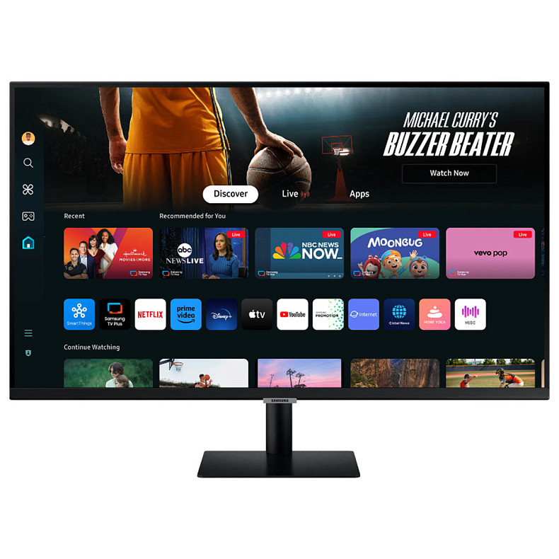 Монітор Samsung SMART 4K VA 32",3840*2160,60 Гц LS32DM702UIXUA