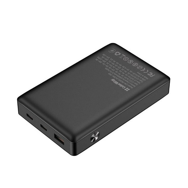 Універсальна мобільна батарея ColorWay Powerful 20000mAh Black (CW-PB200LPA3BK-PDD)