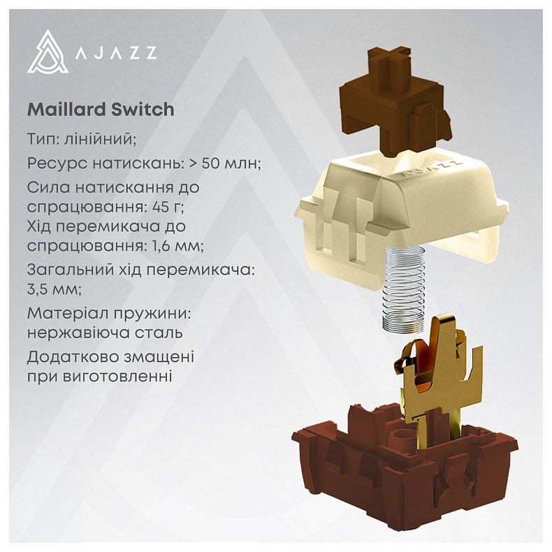 Клавиатура Ajazz AK980 V2 Maillard Switch Black (AK980-V2-M-BGY)