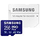 Карта пам'яті Samsung microSDXC   256GB C10 UHS-I R180MB/s PRO Plus