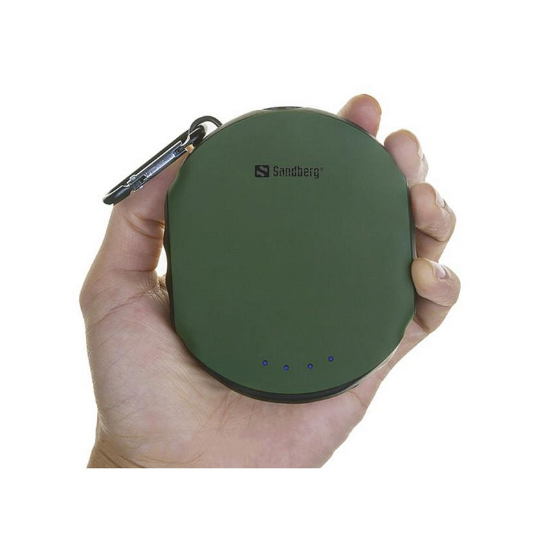 УМБ Sandberg Survivor 10000mAh, 2xUSB, IPX6, мини-компас и фонарик