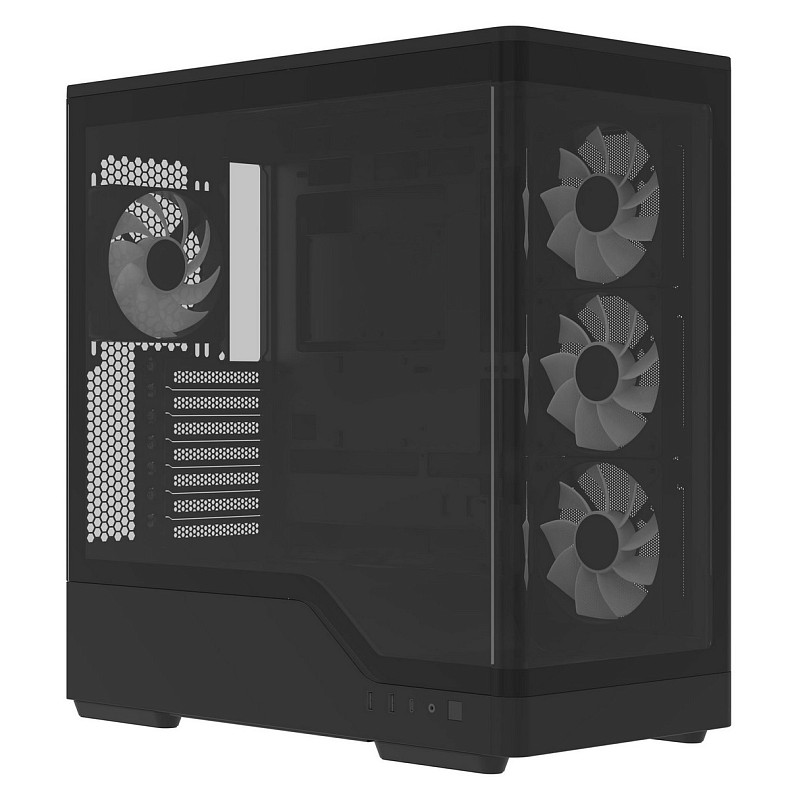 Корпус AeroCool P500A-BK-v1 Black (ACCM-PN08143.11)