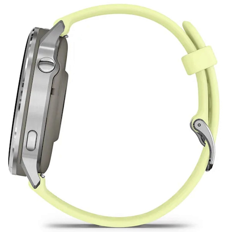 Смарт-часы GARMIN Venu 4 45 mm Silver with Citron Silicone band (010-03014-02)