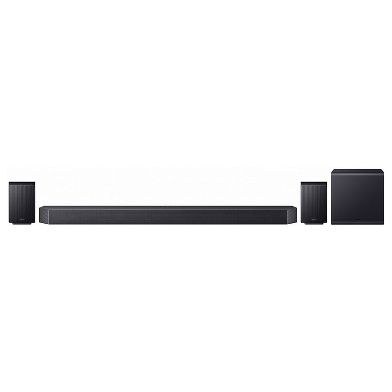 Саундбар Samsung HW-Q990F 756Вт, 11.1.4, BT, HDMI-ARC, Wi-Fi, саб, Dolby Atmos, чорний