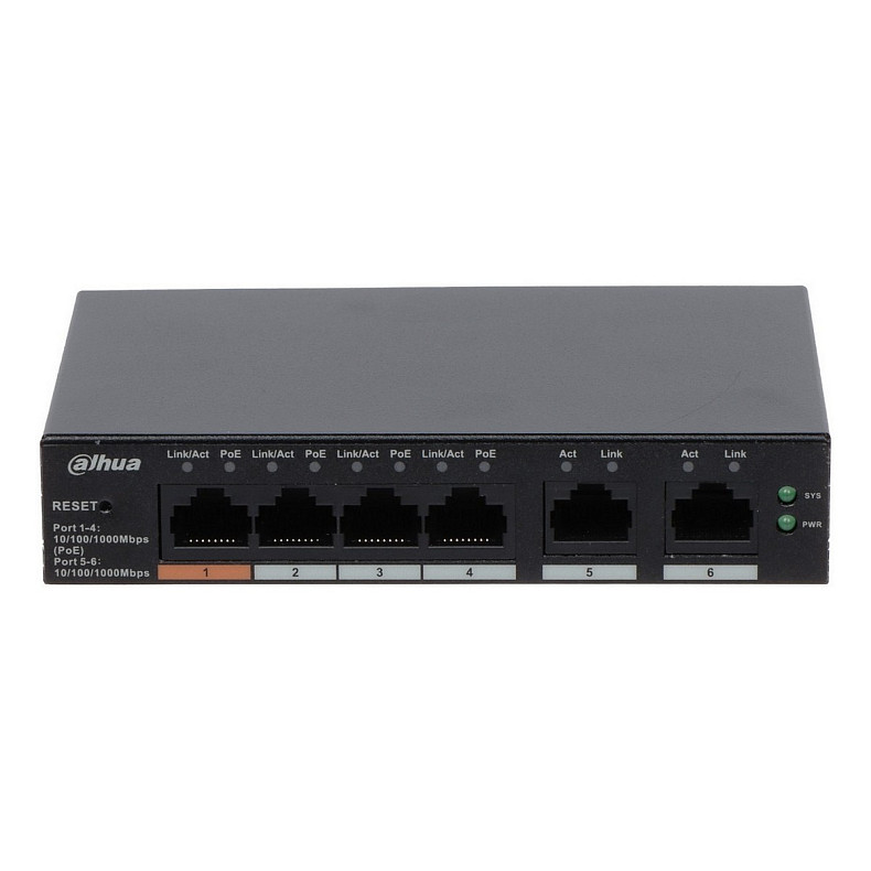 Коммутатор Dahua DH-CS4006-4GT-60