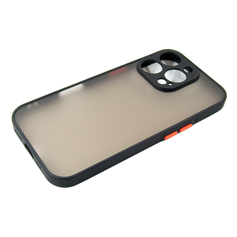 Чeхол-накладка Dengos Matt для Apple iPhone 16 Pro Black (DG-TPU-MATT-150)