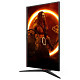 Монітор 27" AOC 27G2ZN3/BK, VA, 280Гц, 0,5ms, HDMIx2, DP, HAS, Pivot, чорний з червоним