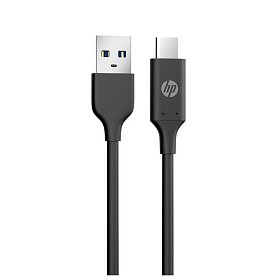 Кабель HP USB-USB-C, 1м, PVC, чорний (DHC-TC101-1M)