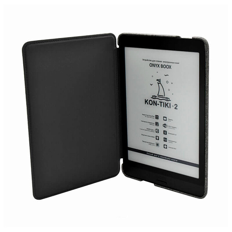 Электронная книга ONYX BOOX KON-TIKI 2 Black (E Ink, 7.8, MOON Light 2, Wi-Fi (2,4 ГГц + 5 ГГц)