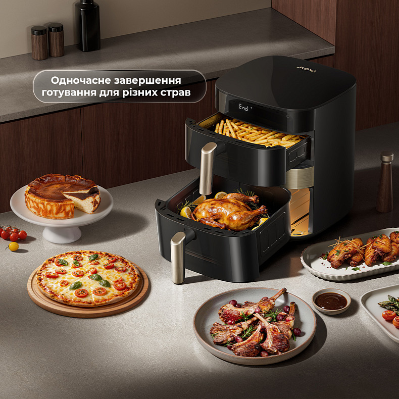 Мультипечь MOVA AeroChef FD40 Pro Black