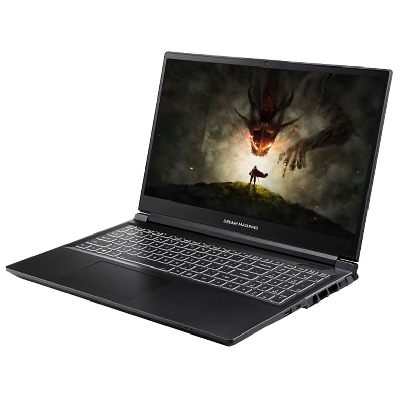 Ноутбук Dream Machines RG4050-15 15.6FHD IPS, Intel i7-14700HX, 32GB, F1TB, NVD4050-6, DOS, черный