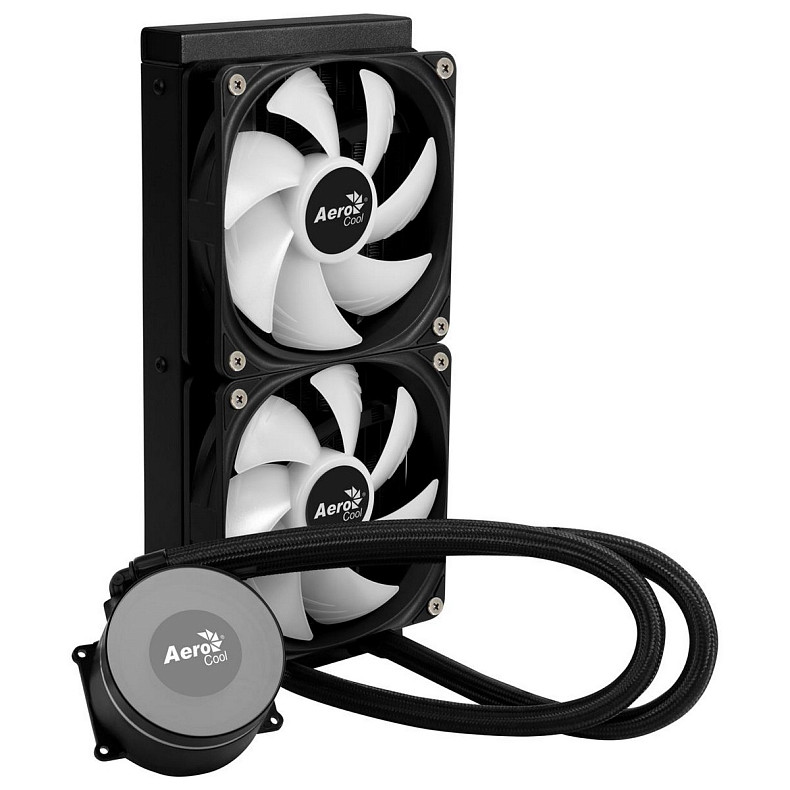 Система водяного охлаждения AeroCool Oasis L240 Black (ACLA-OA24117.11)