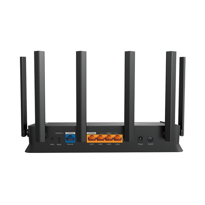 Маршрутизатор TP-LINK Archer BE400 BE6500, 3xGE LAN, 1x2.5GE LAN, 1x2.5GE WAN, 1xUSB3.0 MESH