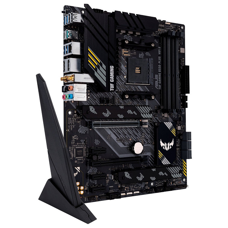 Материнcька плата ASUS TUF GAMING B550-PLUS WIFI II sAM4 B550 4xDDR4 M.2 HDMI DP Wi-Fi BT ATX