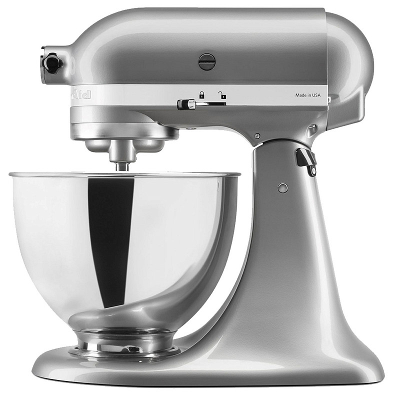 Кухонний комбайн KitchenAid Artisan 4,3 л 5KSM95PSEMC з відкидним блоком колір хром