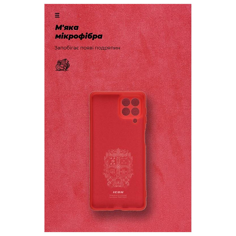 Чохол-накладка Armorstandart Icon для Samsung Galaxy M53 5G SM-M536 Red (ARM67501)