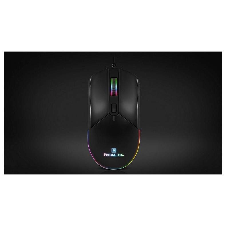 Мышь REAL-EL RM-515 Black