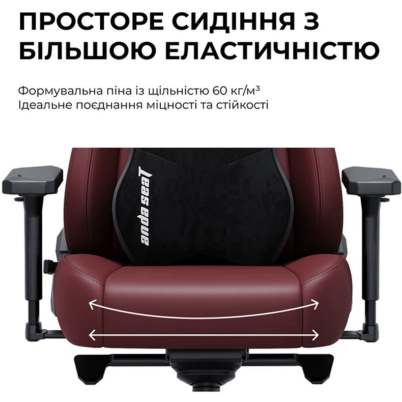 Крісло ігрове Anda Seat Kaiser 3E XL Bright Yellow Fabric