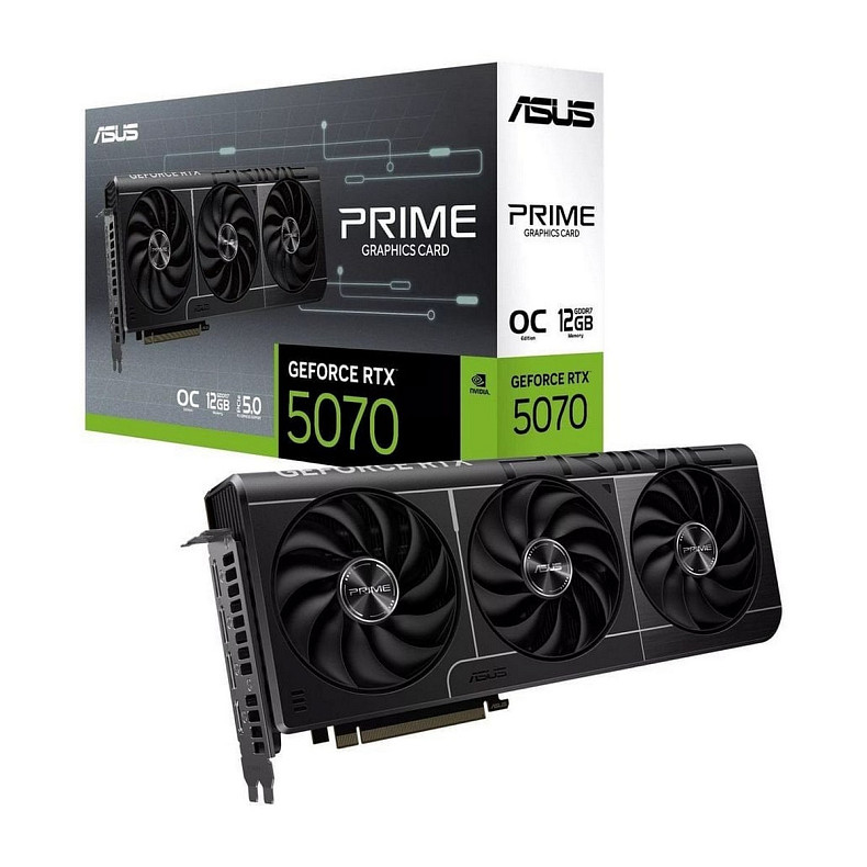 Видеокарта Asus Prime OC RTX 5070 12GB GDDR7 (PRIME-RTX5070-O12G)