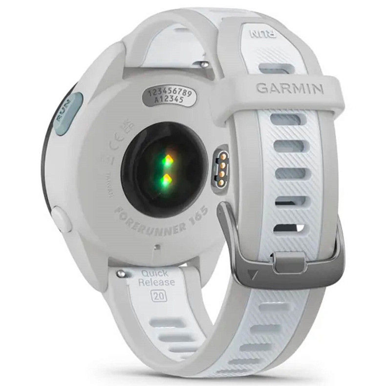 Спортивний годинник GARMIN Forerunner 165 Mist Gray/Whitestone