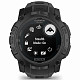 Спортивний годинник GARMIN Instinct 3 50mm Tactical Solar Black with Charcoal Silicone Band (010-02935-90)