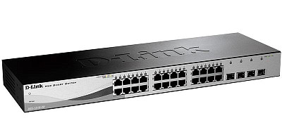 Коммутатор D-Link DGS-1210-28 24port Gbit, 4SFP, Smart