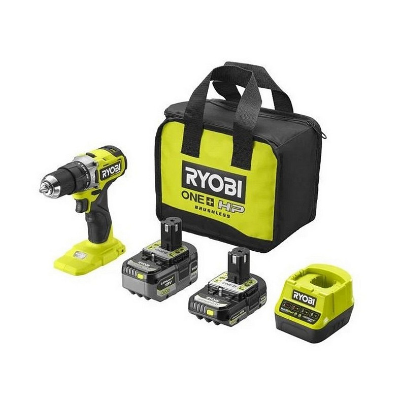 Шуруповерт-дриль акумуляторний Ryobi ONE+HP RPD18C-242S 18В 1х2А·ч (5133004983)