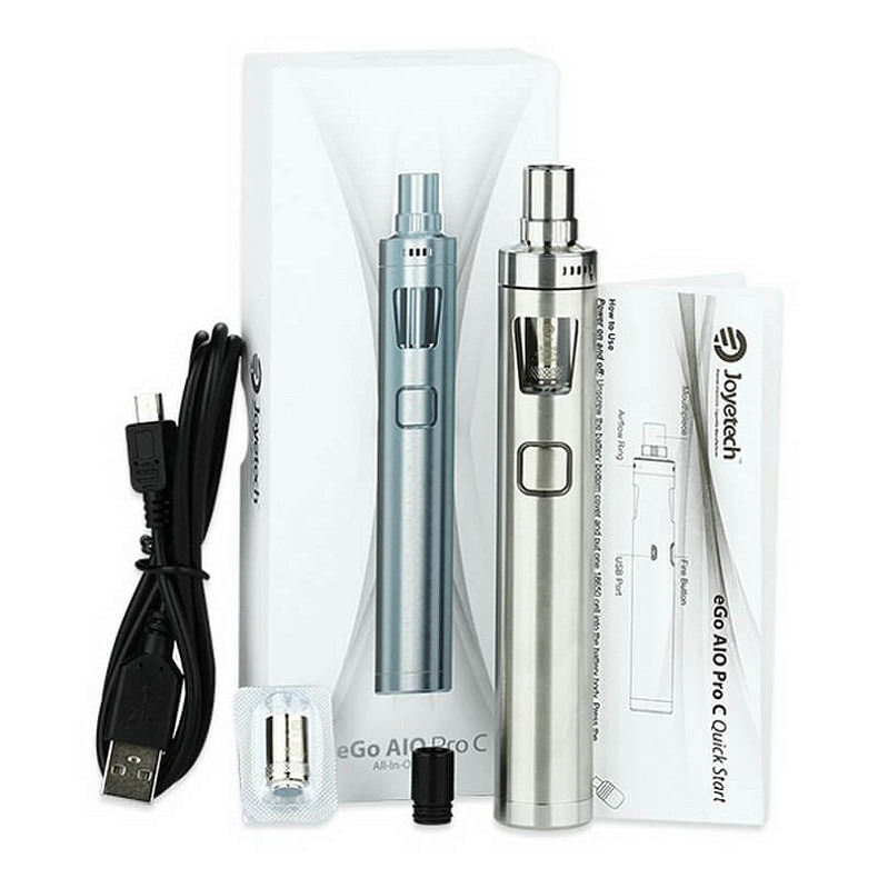 Электронная сигарета Joyetech eGo AIO Pro C Silver (JTEGOAIOPCKSL)