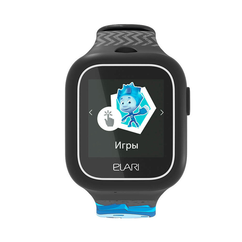 Детские смарт-часы с GPS Elari Fixitime Lite Black - черные