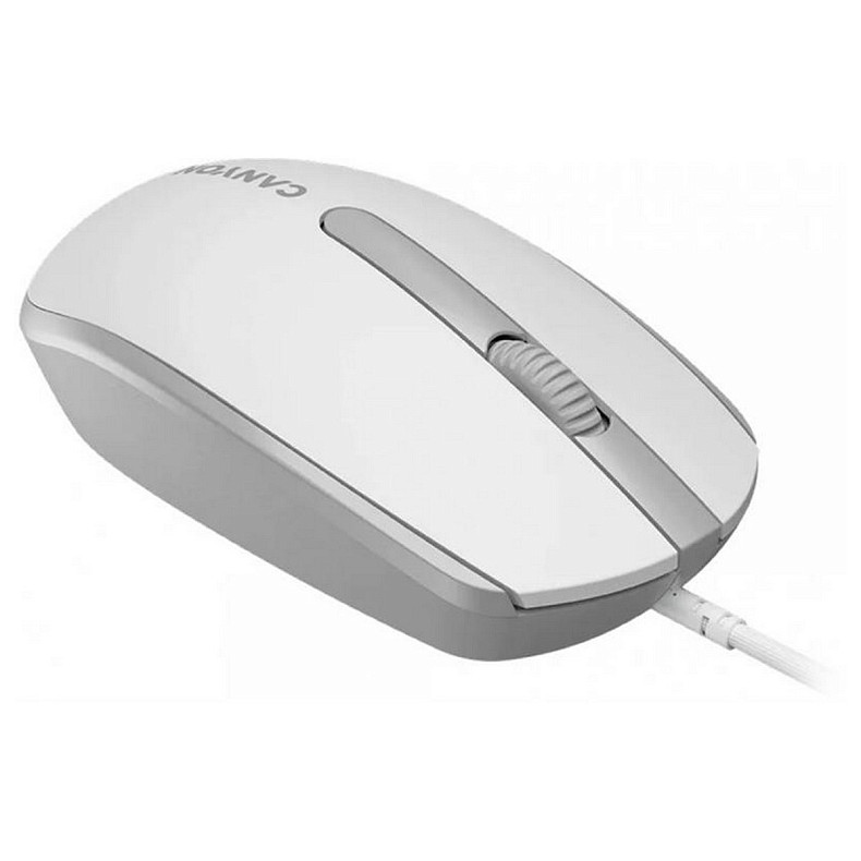 Мышь Canyon M-10 USB White Grey (CNE-CMS10WG)