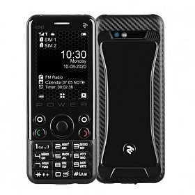 Мобільний телефон 2E E240 Power DualSim Black (680576170088)