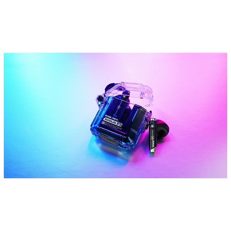 Наушники Gravastar Sirius P5 Transparent Blue (GRAVASTARP5_XTAL_BLU_V2)