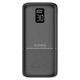Універсальна мобільна батарея Sigma mobile X-Power SI30A3QL 30000mAh Black (4827798423912)