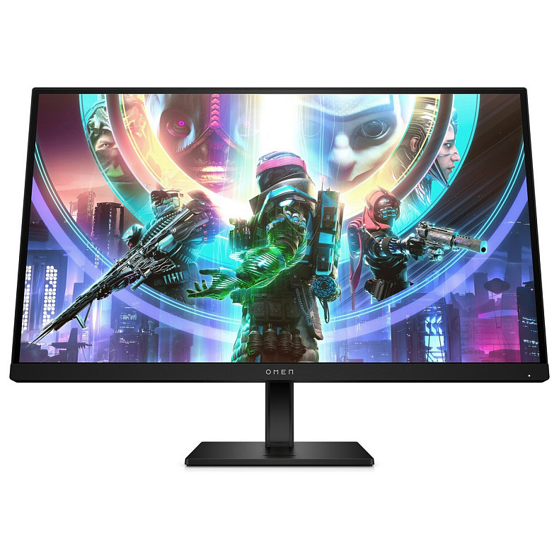 TFT 27" HP OMEN 27qs QHD, IPS, 240Hz, 1ms, 2xHDMI, DP, USB-hub, HAS, колонки, черный