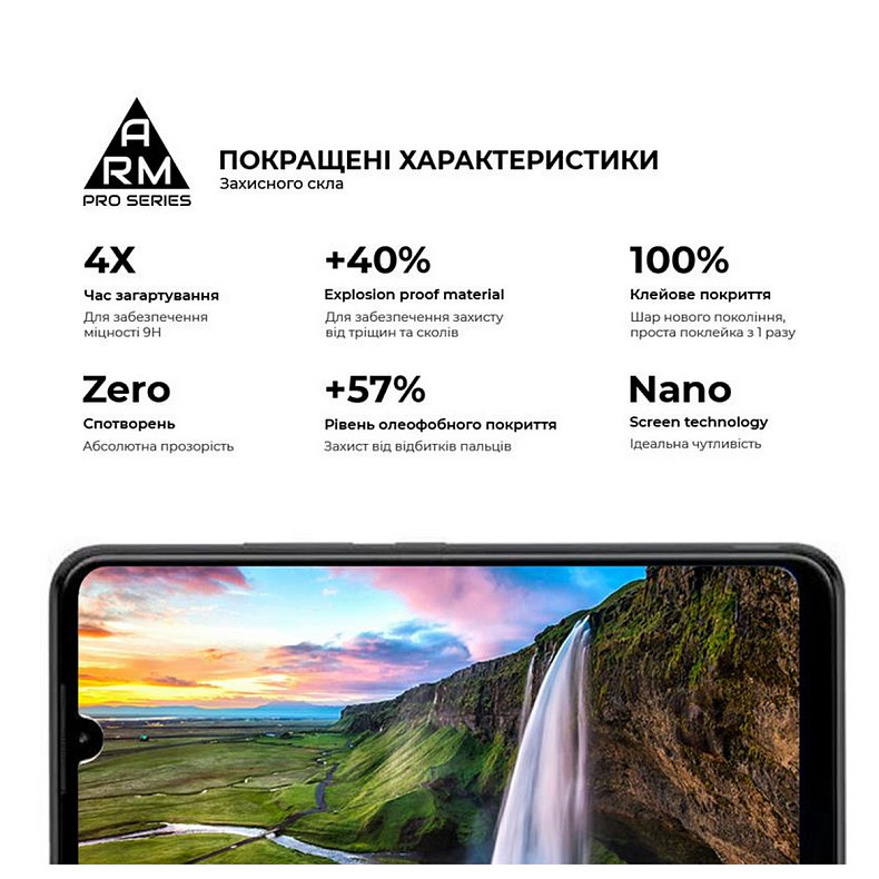 Захисне скло Armorstandart Pro для ZTE Blade L220 Black (ARM68890)