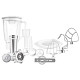 Кухонна машина Sencor STM6350WH