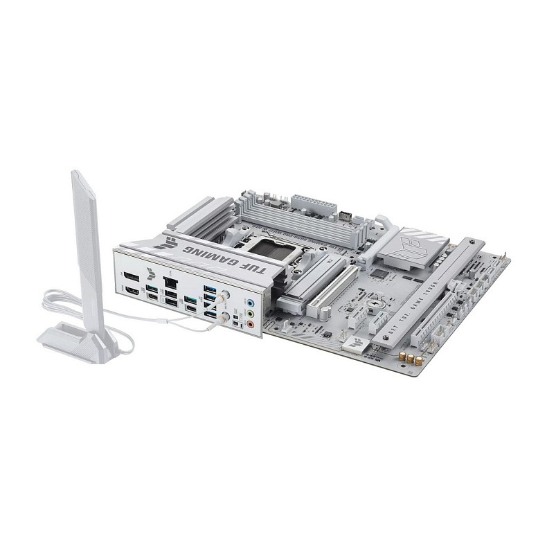Материнcька плата ASUS TUF GAMING B850-PRO WIFI7 W NEO sAM5 B850 2xDDR5 M.2 HDMI DP Wi-Fi BT ATX біл