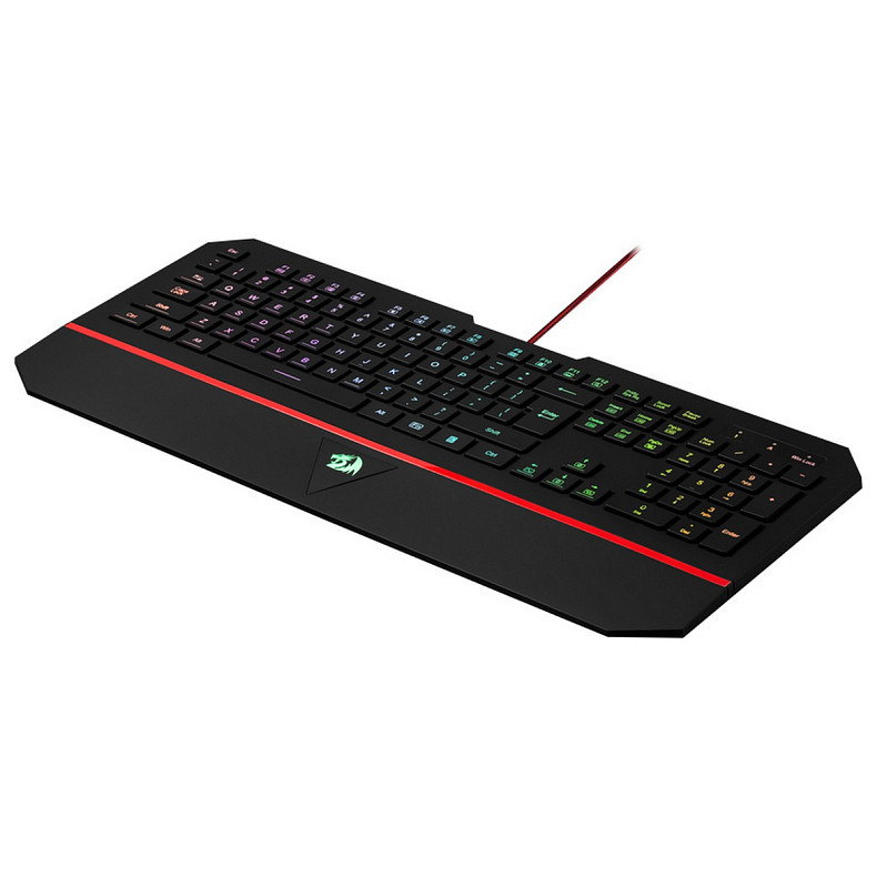 Клавиатура Redragon Karura2, игровая, RGB, подставка, UKR, USB