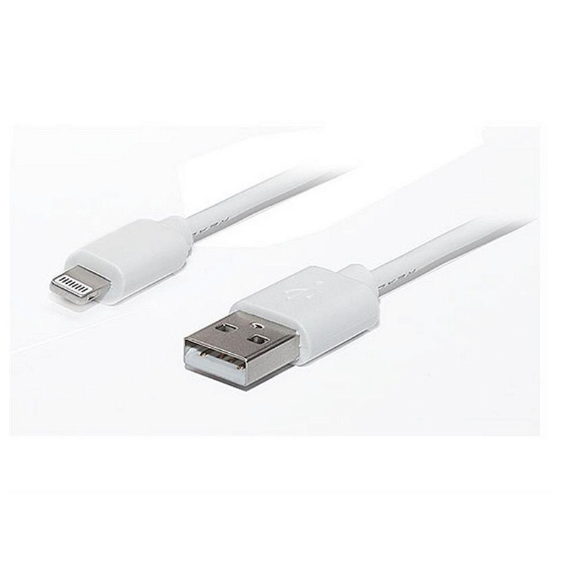Кабель REAL-EL USB2.0 AM-Lightning 1m, белый