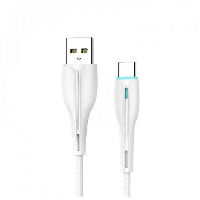 Кабель SkyDolphin S48T USB-USB Type-C (M/M), 1 м, White (SDUSB-000425)