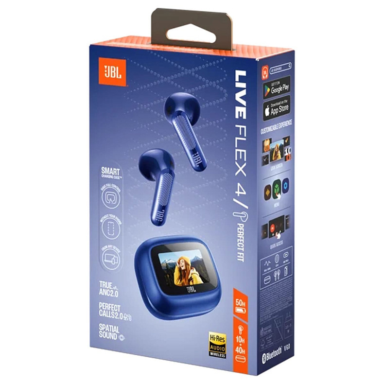 Наушники TWS JBL Live Flex 4 Blue (JBLLIVEFLEX4BLU)