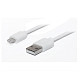 Кабель REAL-EL USB2.0 AM-Lightning 1m, белый