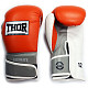 Перчатки боксерские THOR ULTIMATE 14oz /PU /оранжево-бело-серые