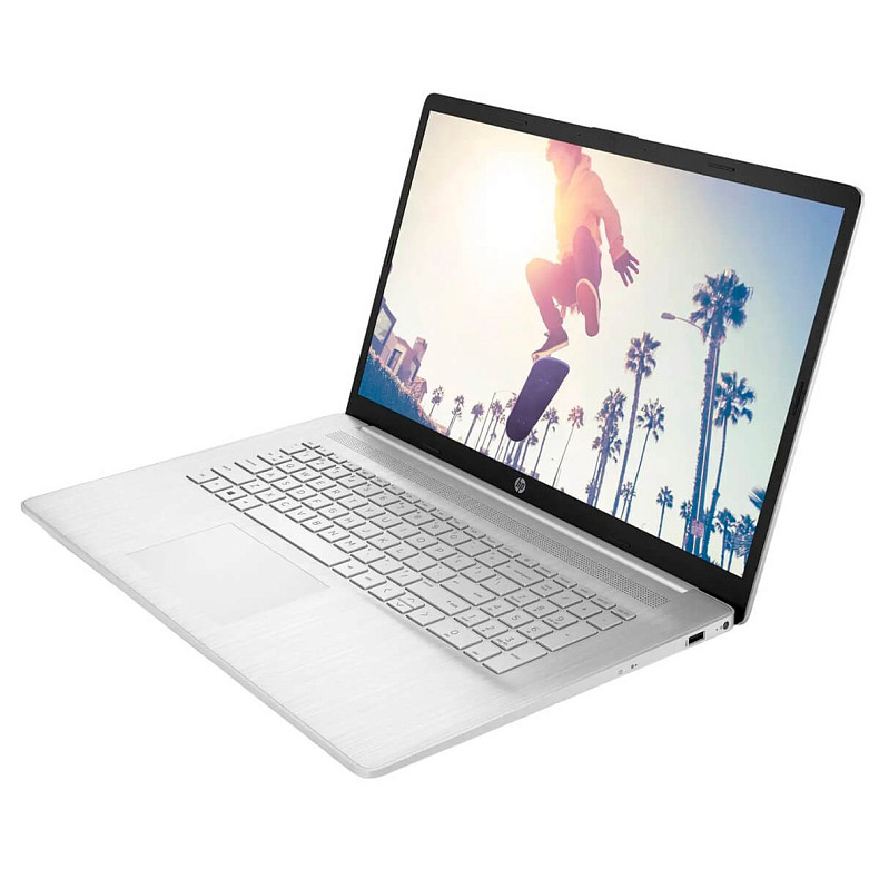 Ноутбук HP 17-cp2000ru 17.3" FHD IPS AG, AMD R5-7520U, 16GB, F512GB, UMA, DOS, серебристый (826Q0EA)