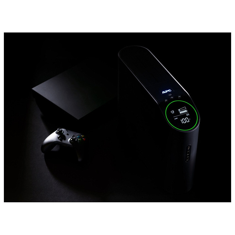 ДБЖ APC Back-UPS Pro 2200VA /1320W, LCD, USB, RGB Lights, 4xSchuko + 2xC