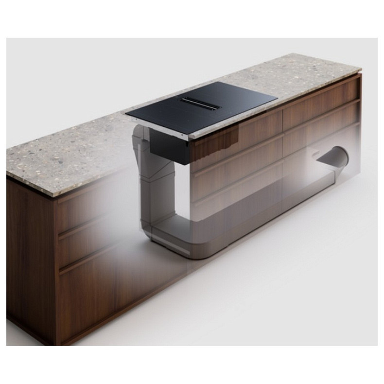 Варильна повверхня Electrolux індукційна, 80см, розширена зона, вбудована витяжка, Hob2Hood, чорний