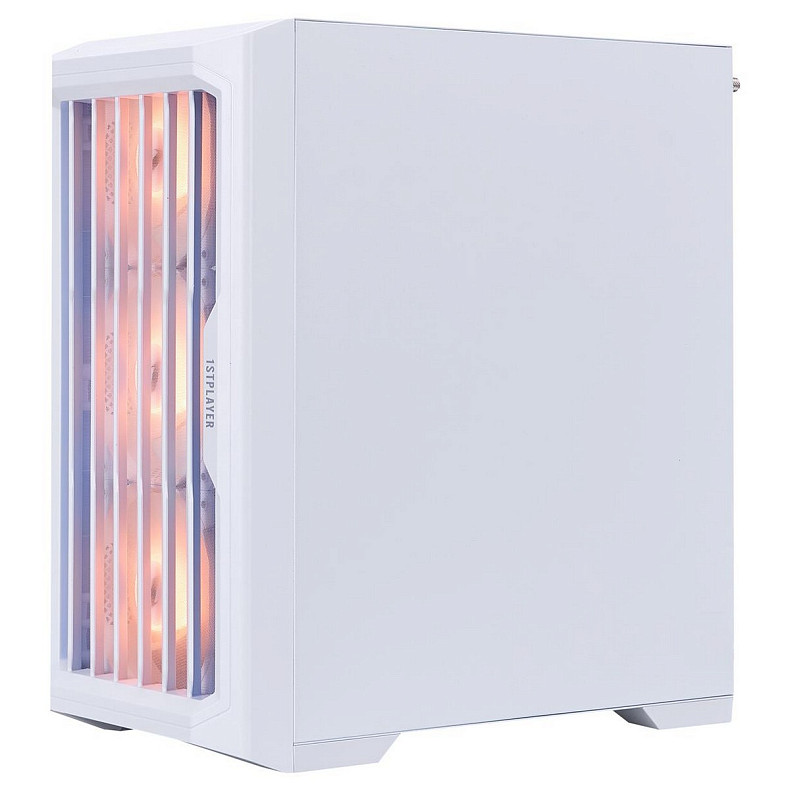 Корпус 1stPlayer H2-WH-4F7-W White без БП